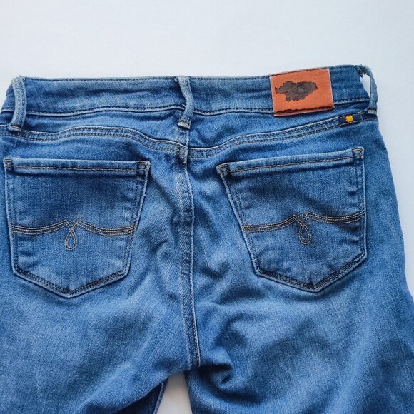 Lucky Brand Lolita jeans skinny medium washed blue women's size 0 / 29 - Picture 4 of 11